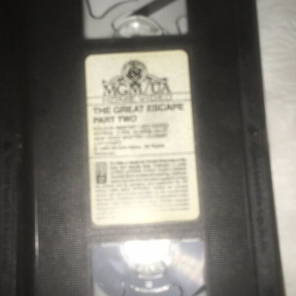 Vintage 1963 The Great Escape VHS#M201257 2-Tape Set Steve McQueen James Garner - Picture 7 of 7